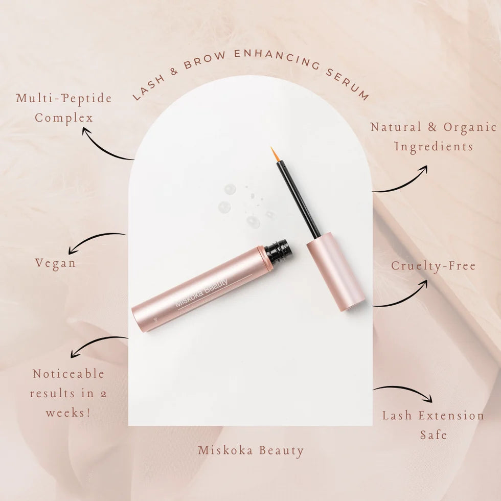MISKOKA LASH AND BROW ENHANCING SERUM